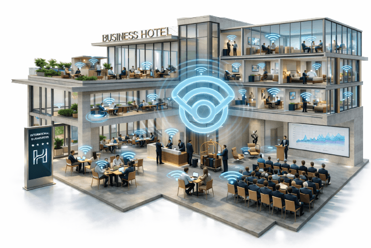 Hospitality isometric visual